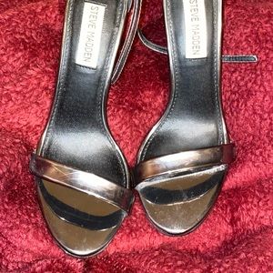 Steve Madden High Heels (metallic)